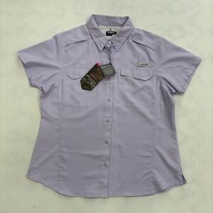 Habit Westerlake Shirt Women's XL Solar Factor 40+ Lilac Fishing Hiking NWT